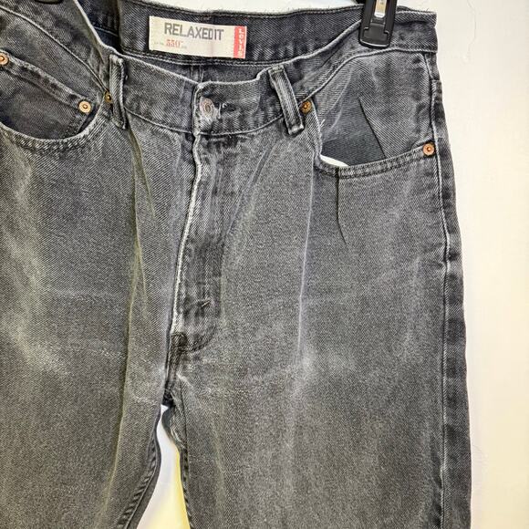 Levi’s 550 black denim jean - Picture 4 of 12